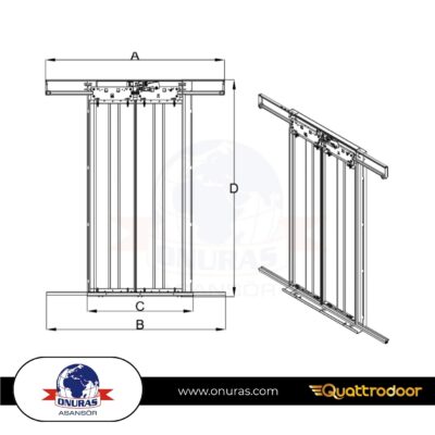2 Panel Merkezi Kat Kapısı