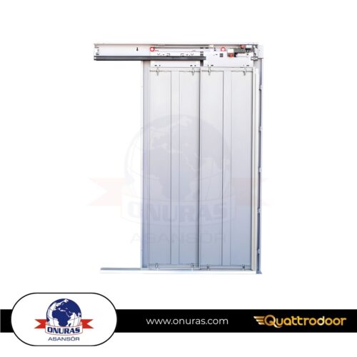2 Panel Teleskopik Kat Kapısı
